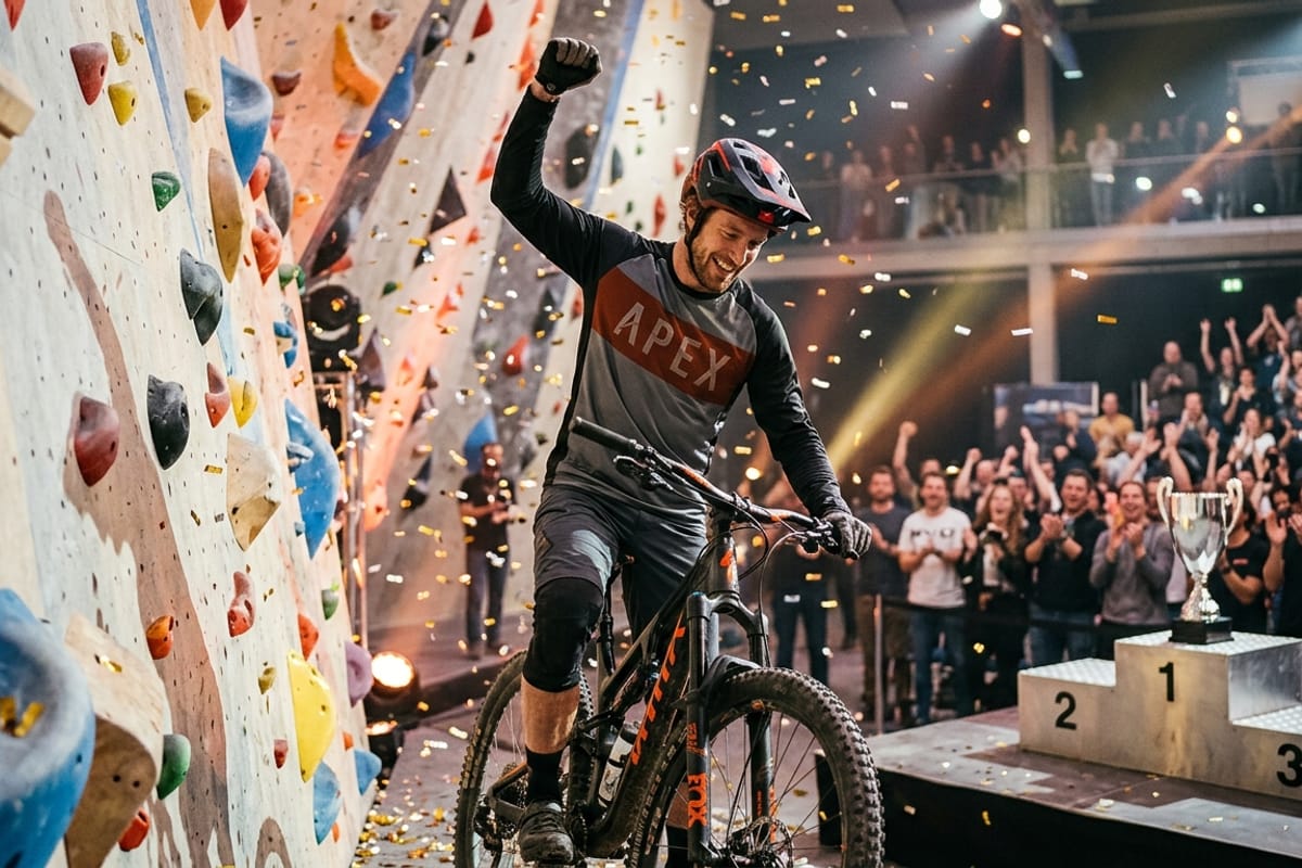 Rock-Hopping champion celebrates at APEX